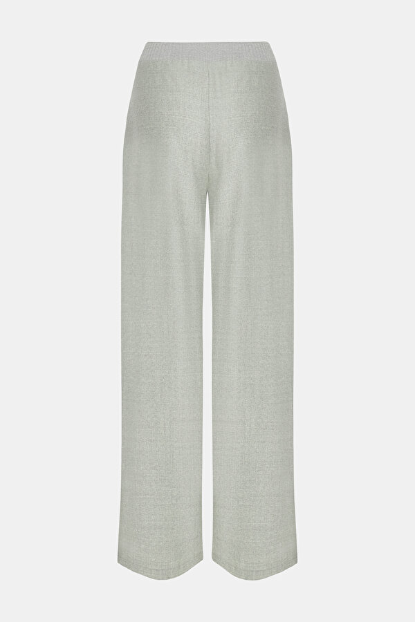 LIGHT GREY WIDE LEG TROUSERS 2