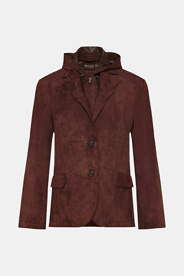 BROWN SUEDE JACKET