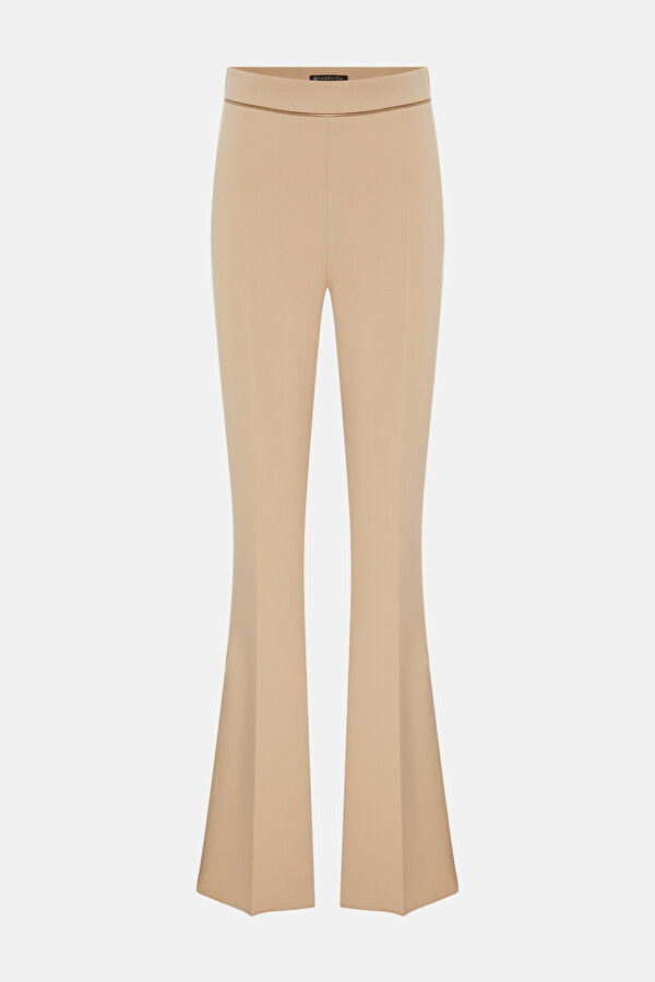 BEJ WİDE LEG PANTOLON