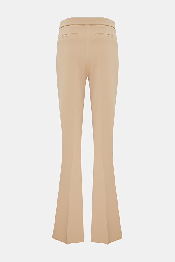 BEJ WİDE LEG PANTOLON 2