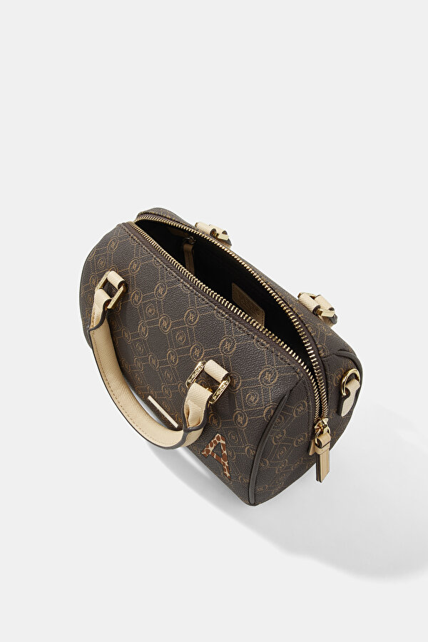 LIGHT BROWN MONOGRAM BAG 6