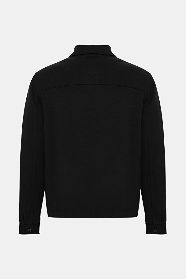 BLACK LYOCEL COAT 2