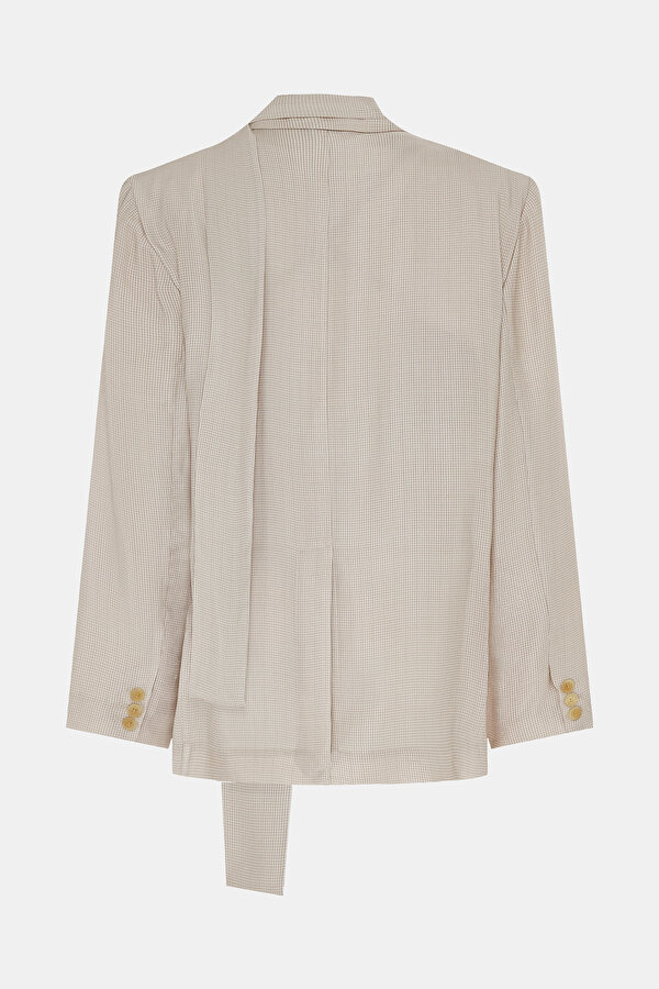 BEIGE BUTTONED JACKET 2