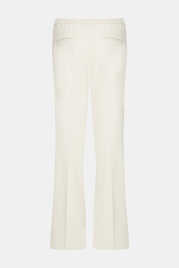 EKRU WIDE LEG SPOR PANTOLON 6