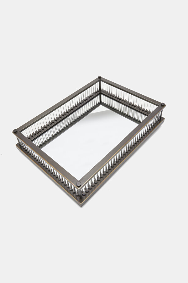 AYNA YÜZEYLİ METAL ÇERÇEVELİ TEPSİ 2