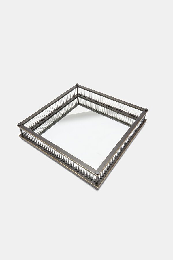 AYNA YÜZEYLİ METAL ÇERÇEVELİ TEPSİ 2