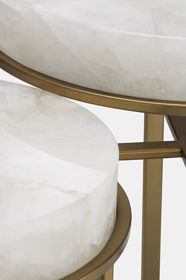 SIDE TABLE HOXTON VINTAGE BRASS 6