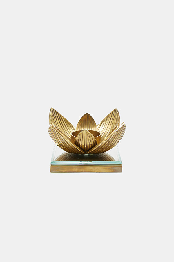 ÇİÇEK MOTİFLİ TEALIGHT MUMLUK