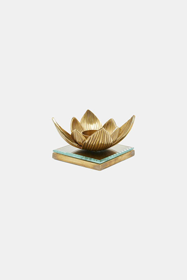 ÇİÇEK MOTİFLİ TEALIGHT MUMLUK 2