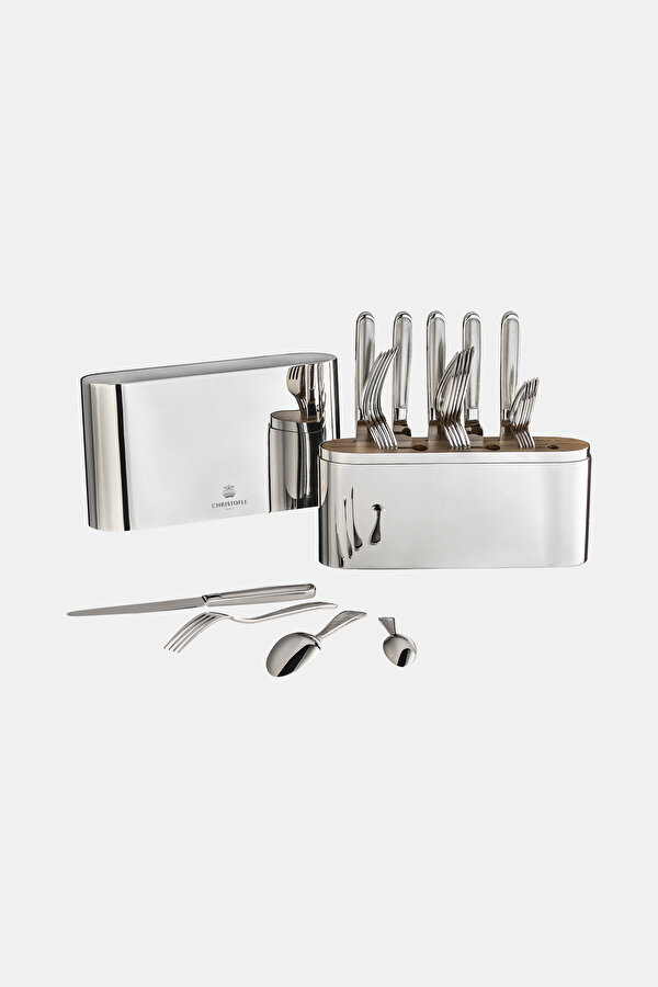 Christofle カクテルフォーク ★ ステンレス　6本セット Chrıstofle Flatware Set For 6 People (24 Pıeces) Concorde
